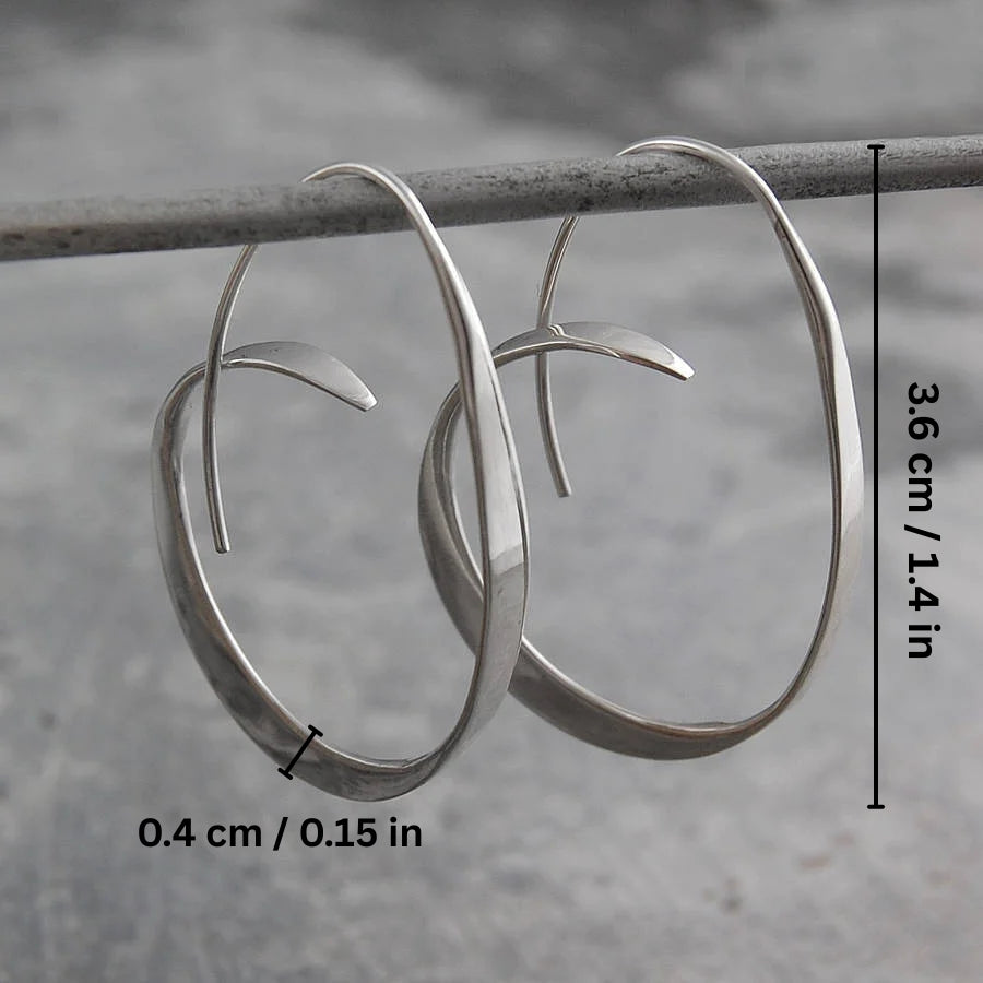 Boucles d'oreilles en spirale époustouflantes