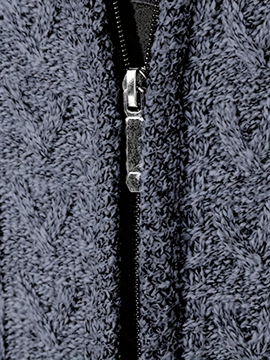 Cardigan zippé homme en maille torsadée à col montant – Henrik – vue 28