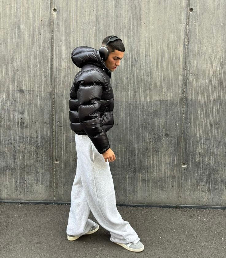 Doudoune homme chaude et moderne doublée sherpa – Liam – vue 11