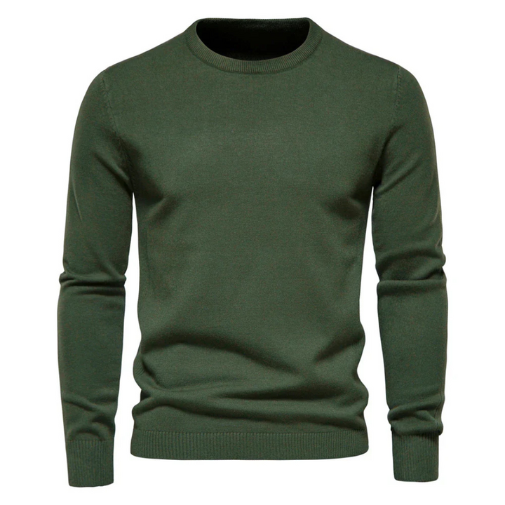 Pull homme élégant et confortable respirant – Christian – Vert foncé