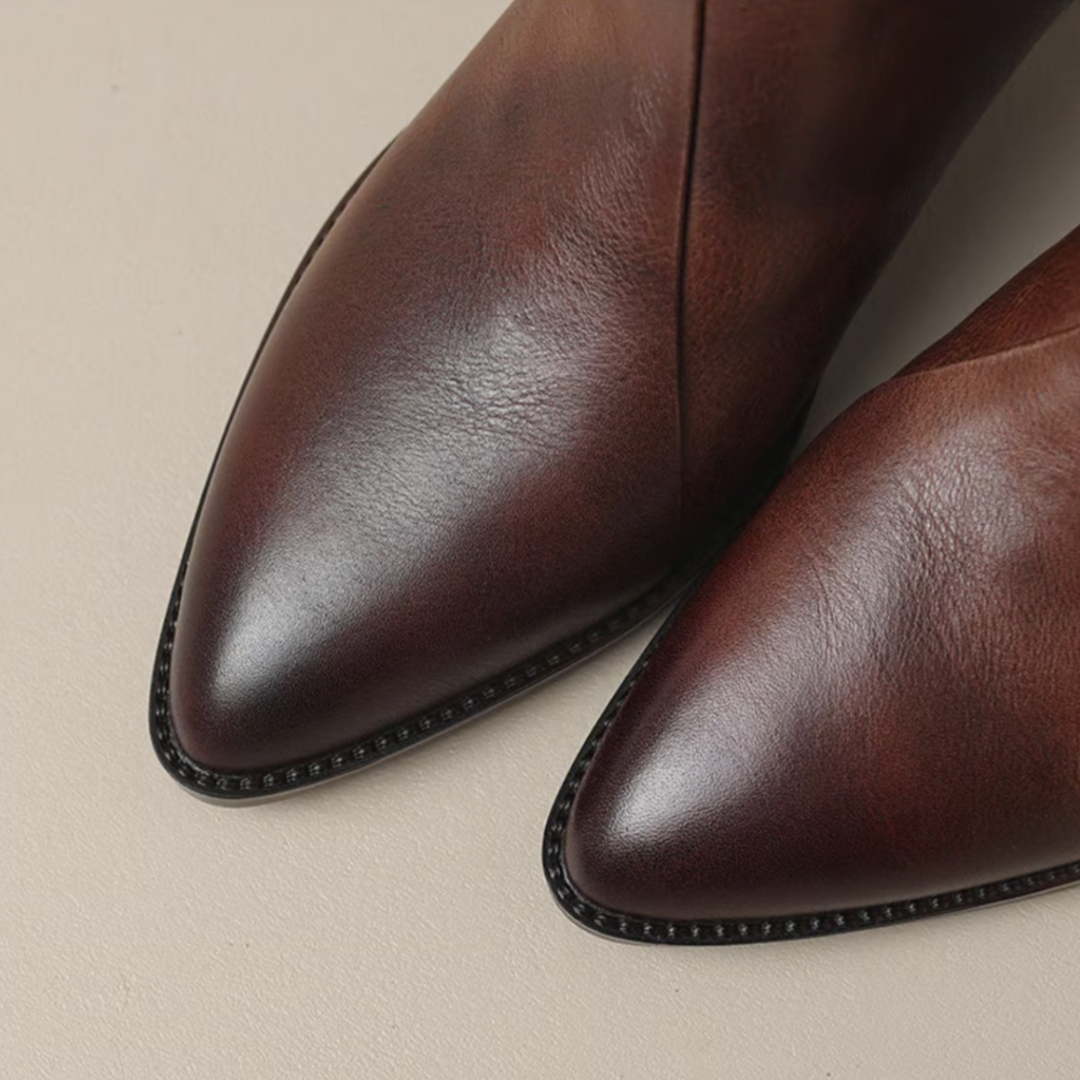 Bottines femme élégantes à talon bas – Felly – vue 11