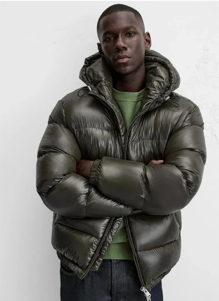 Doudoune homme chaude et moderne doublée sherpa – Liam – vue 5