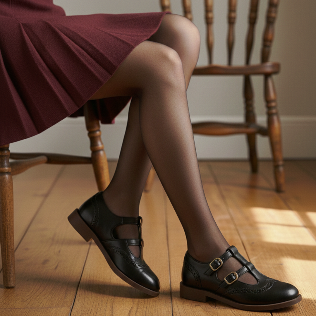 Babies femme classiques à talon bas et boucle – Mary Jane – vue 2