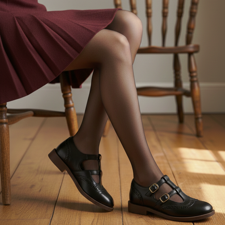 Babies femme classiques à talon bas et boucle – Mary Jane – vue 2