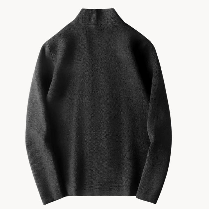 Cardigan homme coupe classique en maille texturée – Arthur – vue 5