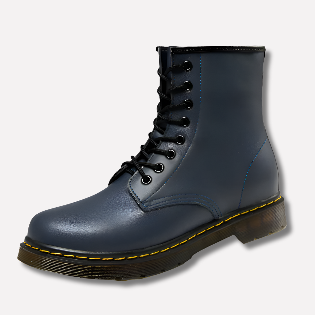 Bottes à lacets femme élégantes et classiques – Victoria – Bleu