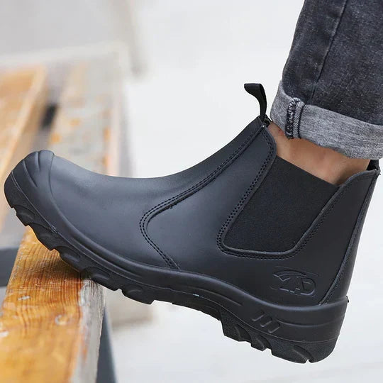Bottines de sécurité orthopédiques en cuir – FlexToe – vue 1