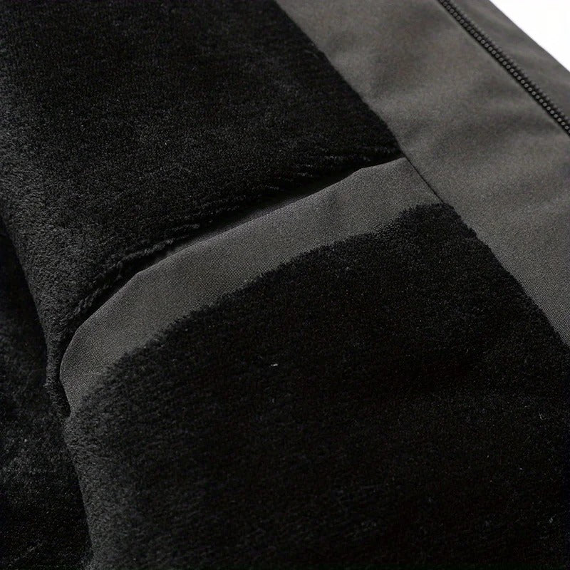 Veste à capuche homme déperlante luxueuse – Hiver – vue 5