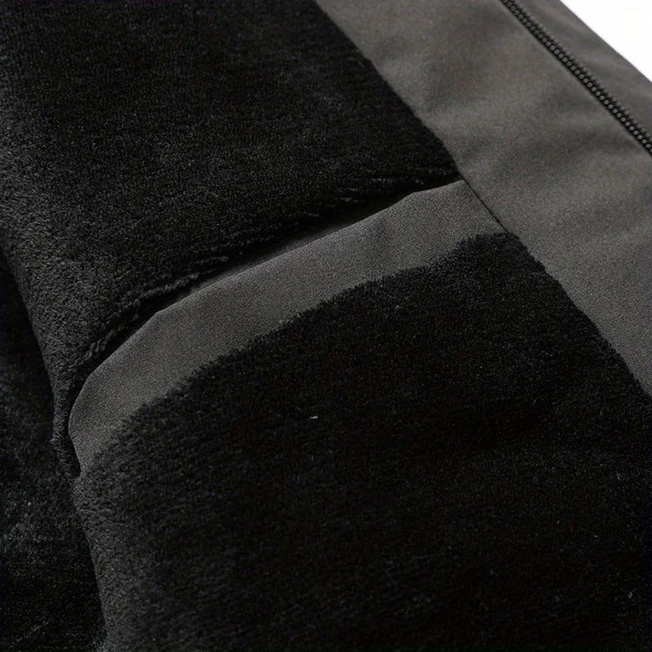 Veste à capuche homme déperlante luxueuse – Hiver – vue 5