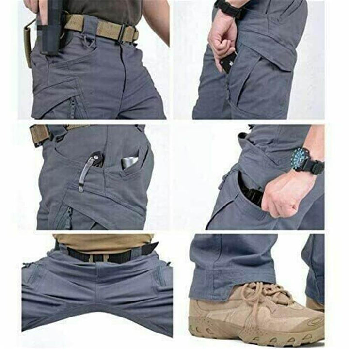 Pantalon cargo homme déperlant multi-poches coupe droite – Mathis - vue 10