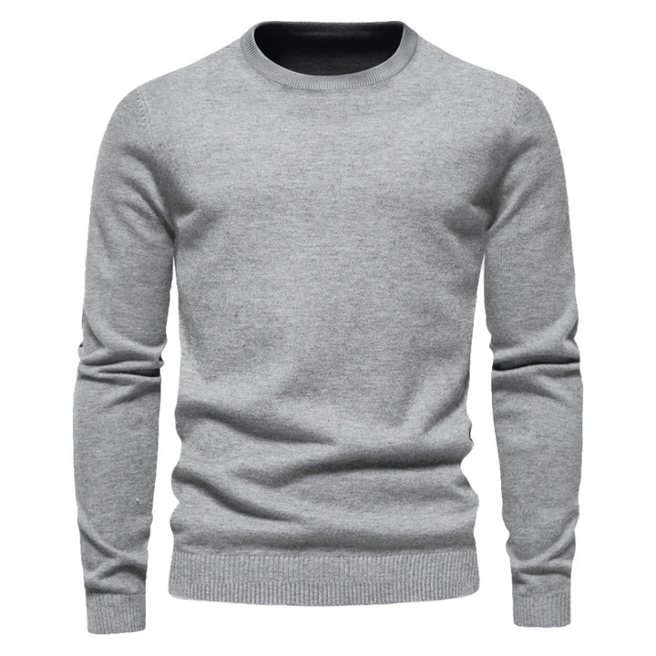 Pull homme élégant et confortable respirant – Christian – Gris