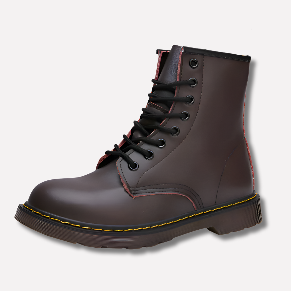 Bottes à lacets femme élégantes et classiques – Victoria – Marron
