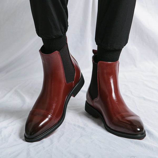 Bottes homme en cuir élégantes – vue 4