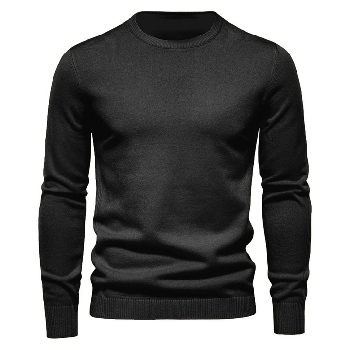 Pull homme élégant et confortable respirant – Christian – Noir