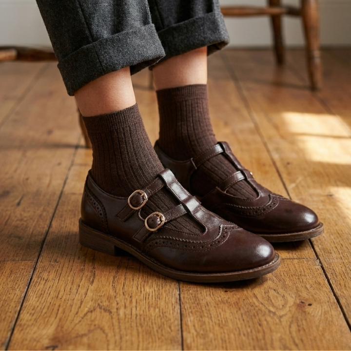 Babies femme classiques à talon bas et boucle – Mary Jane – vue 5