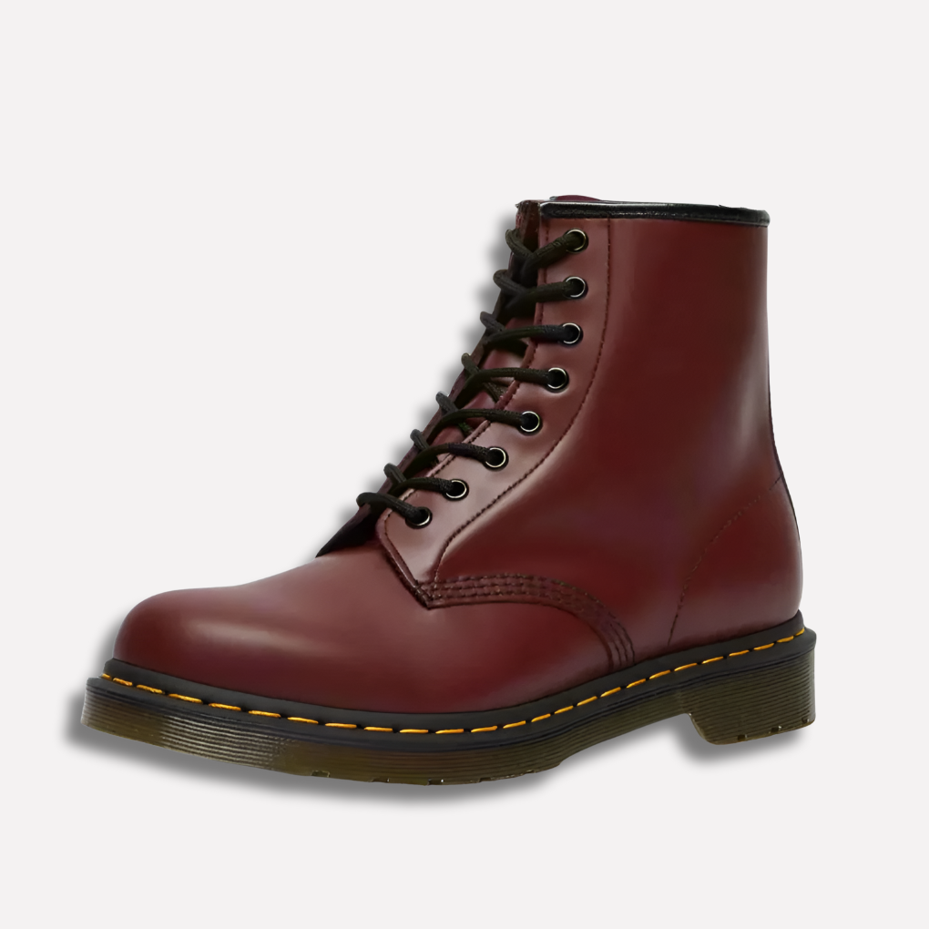 Bottes à lacets femme élégantes et classiques – Victoria – Rouge
