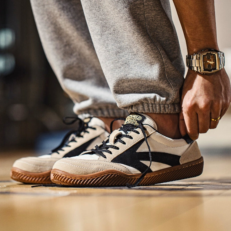 Baskets homme classiques rétro en daim style 1984 – Olympia – vue 3