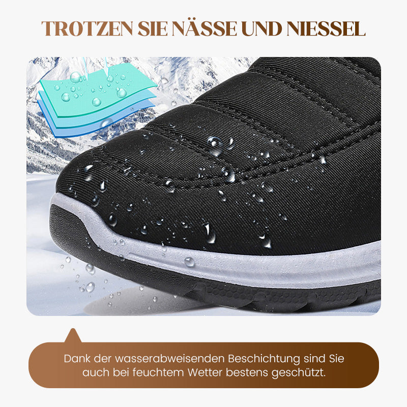 Baskets d'hiver femme montantes doublées peluche à scratch – Romy - vue 8
