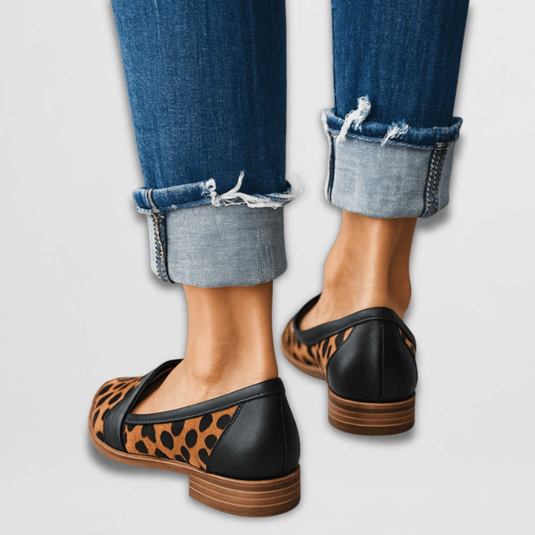 Mocassins femme orthopédiques en daim doux – Helen – vue 5