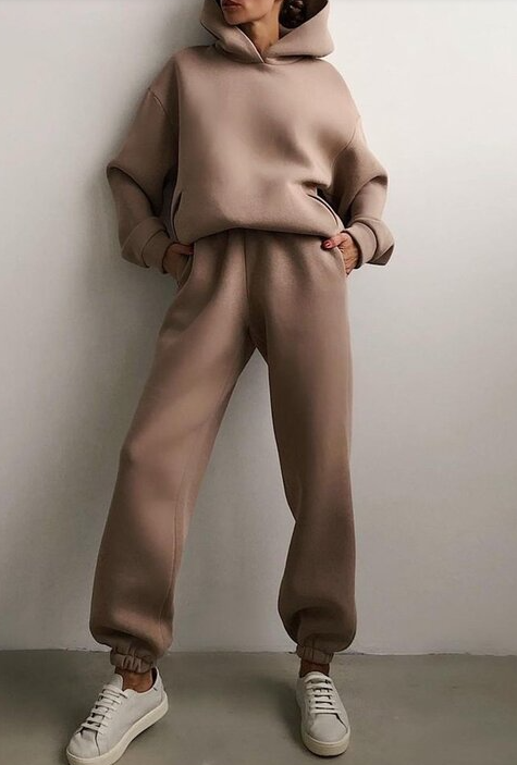 Ensemble deux pièces homme en maille à capuche – Cosy – vue 5