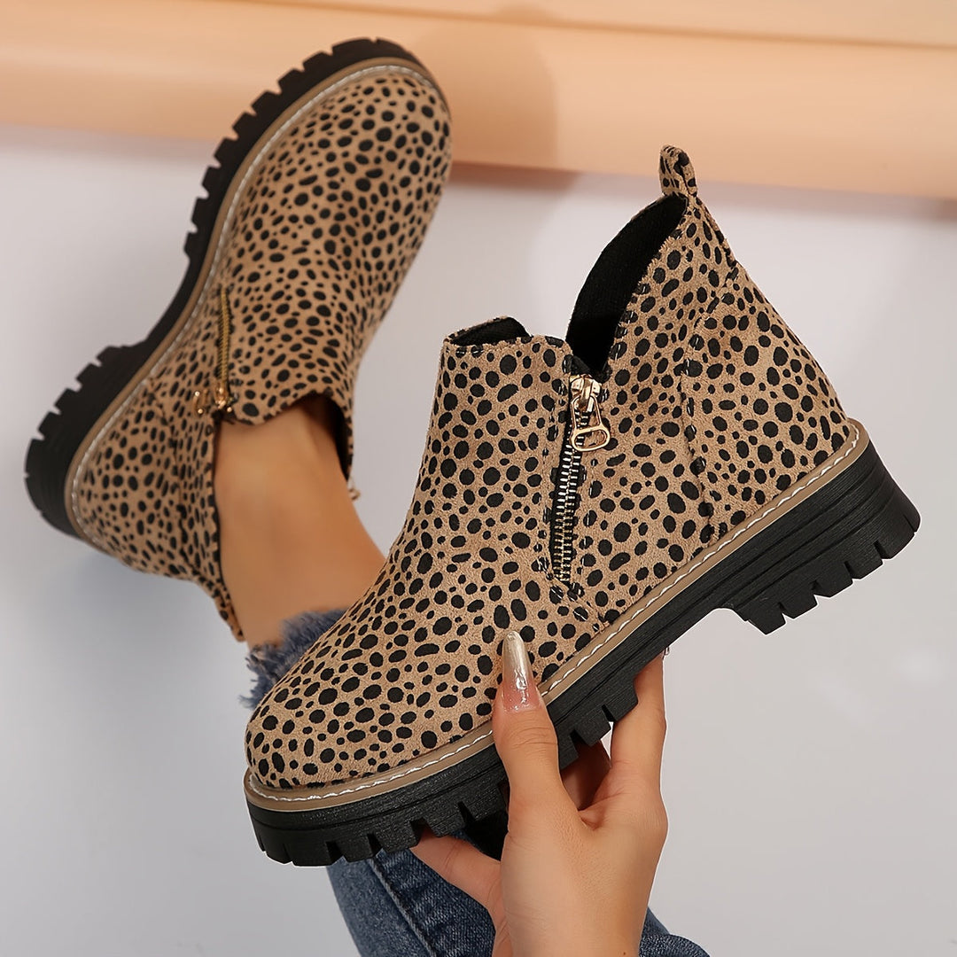 Bottes orthopédiques femme à zip et semelle antidérapante – Raely – vue 3