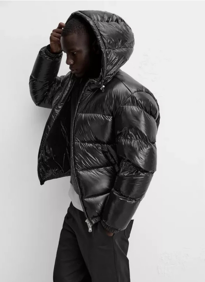 Doudoune homme chaude et moderne doublée sherpa – Liam – vue 3