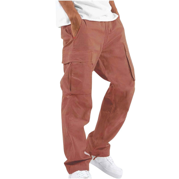 Pantalon cargo homme ample en coton mélangé à chevilles resserrables – Florian - vue 8