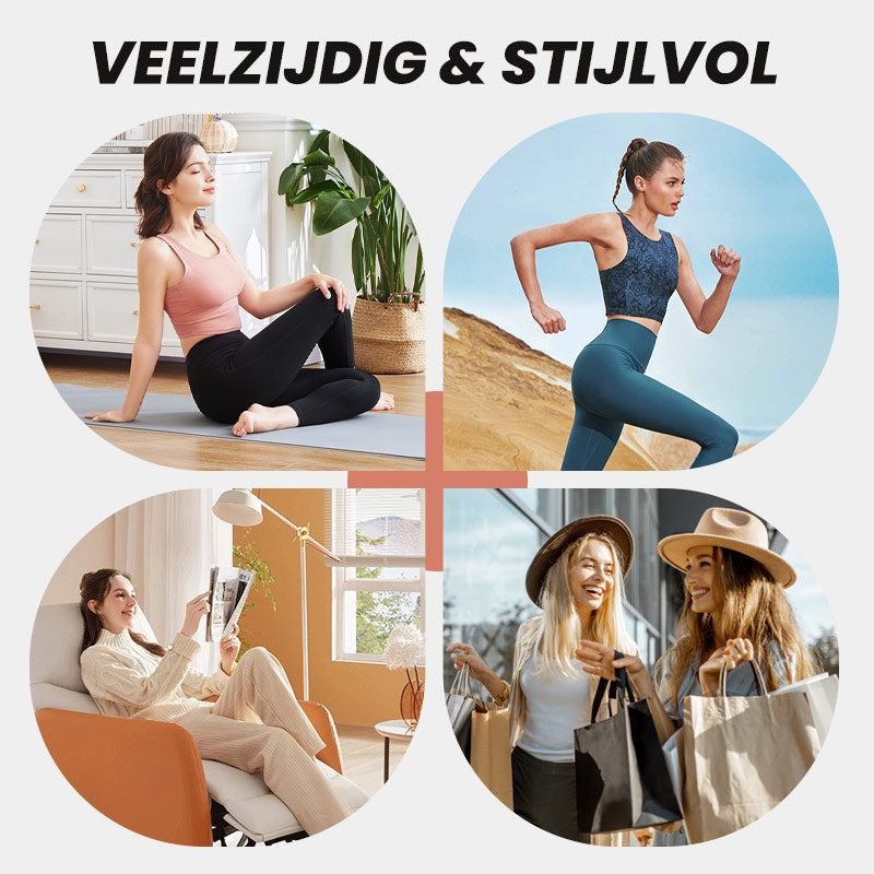 Ensemble 3 pièces femme veste teddy, débardeur et pantalon à bandes – Pauline - vue 5