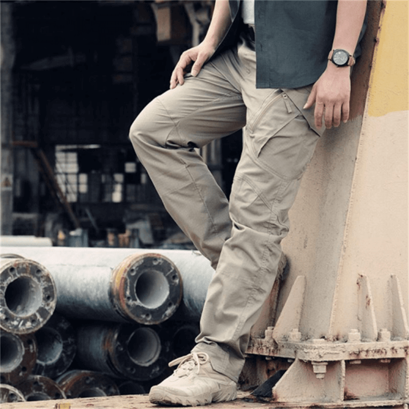 Pantalon cargo homme déperlant multi-poches coupe droite – Mathis - vue 4