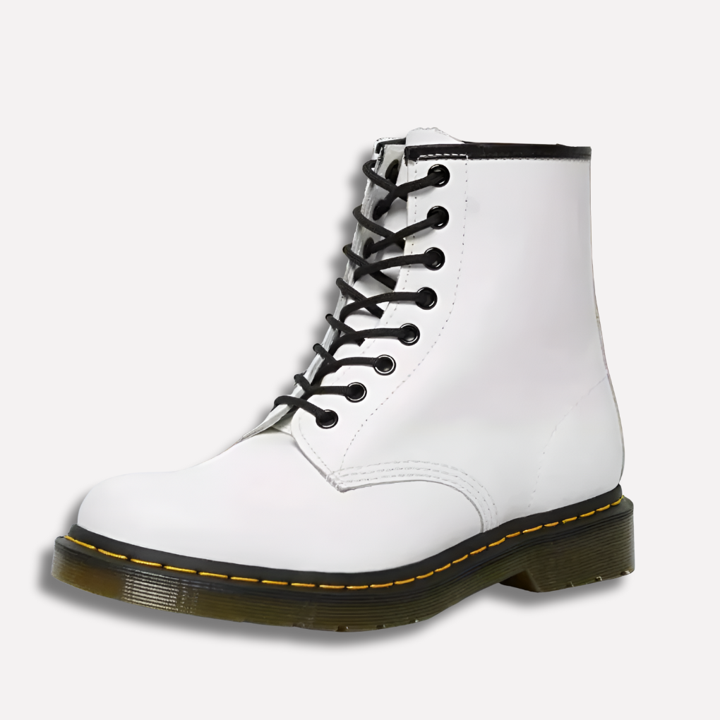 Bottes à lacets femme élégantes et classiques – Victoria – Blanc