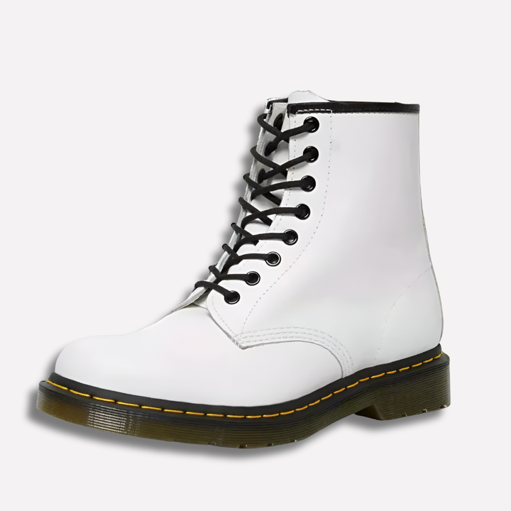 Bottes à lacets femme élégantes et classiques – Victoria – Blanc