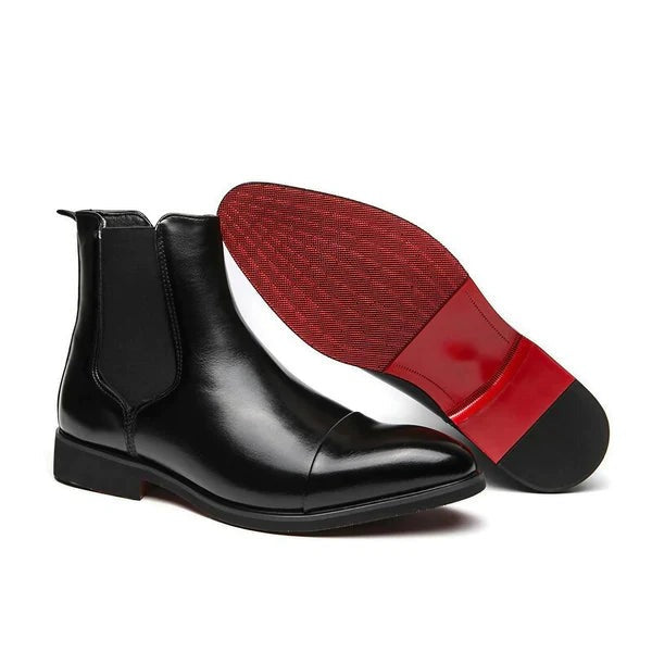 Bottes homme en cuir élégantes – vue 2