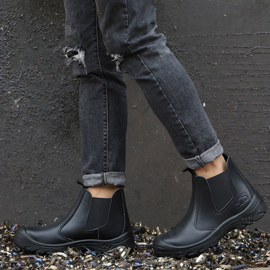 Bottines de sécurité orthopédiques en cuir – FlexToe – vue 7