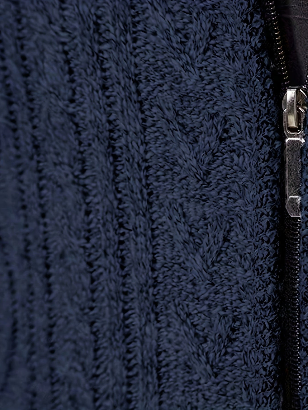Cardigan zippé homme en maille torsadée à col montant – Henrik – vue 16