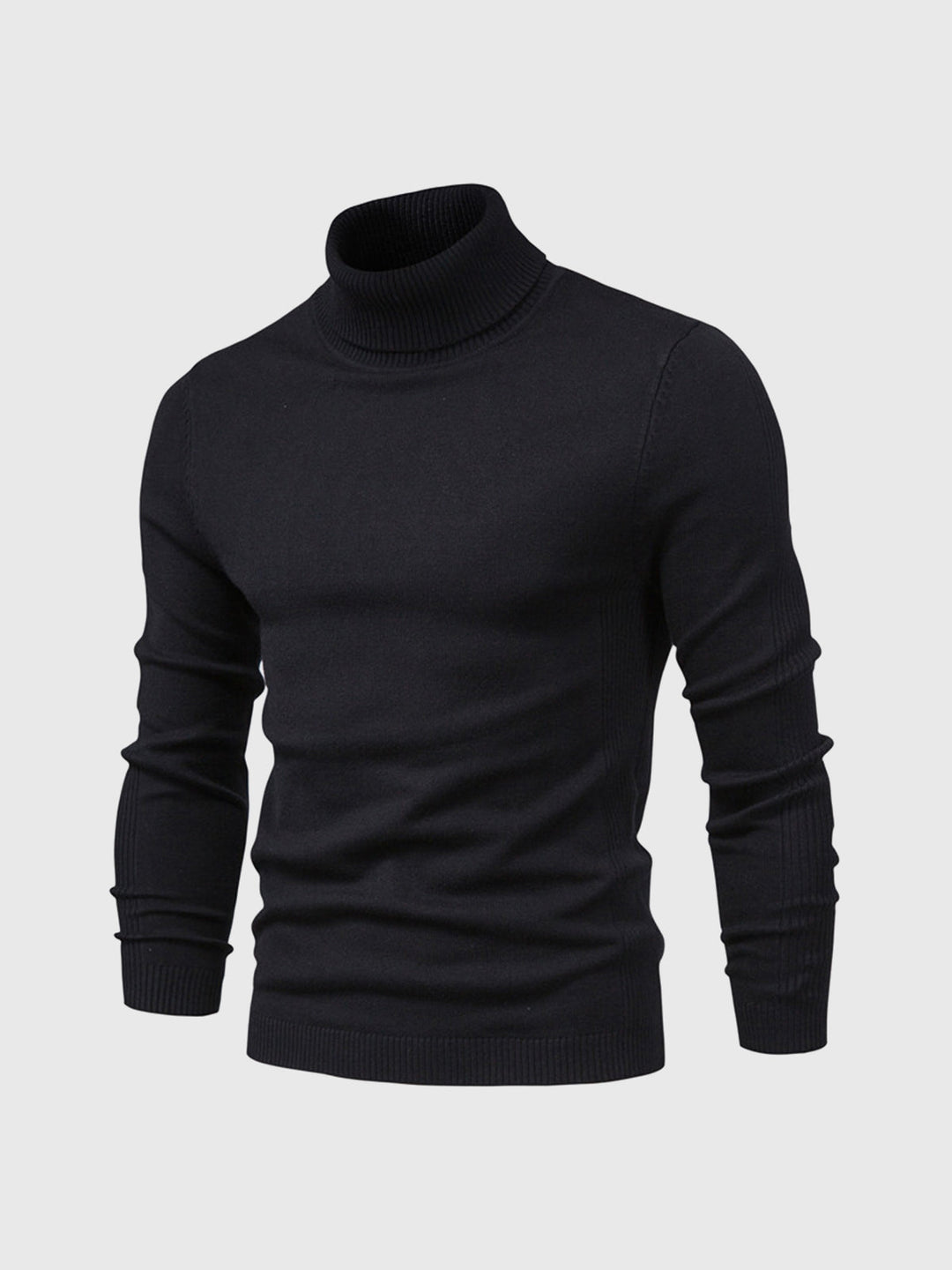 Pull col roulé homme en coton doux coupe ajustée – Bastien – vue 7