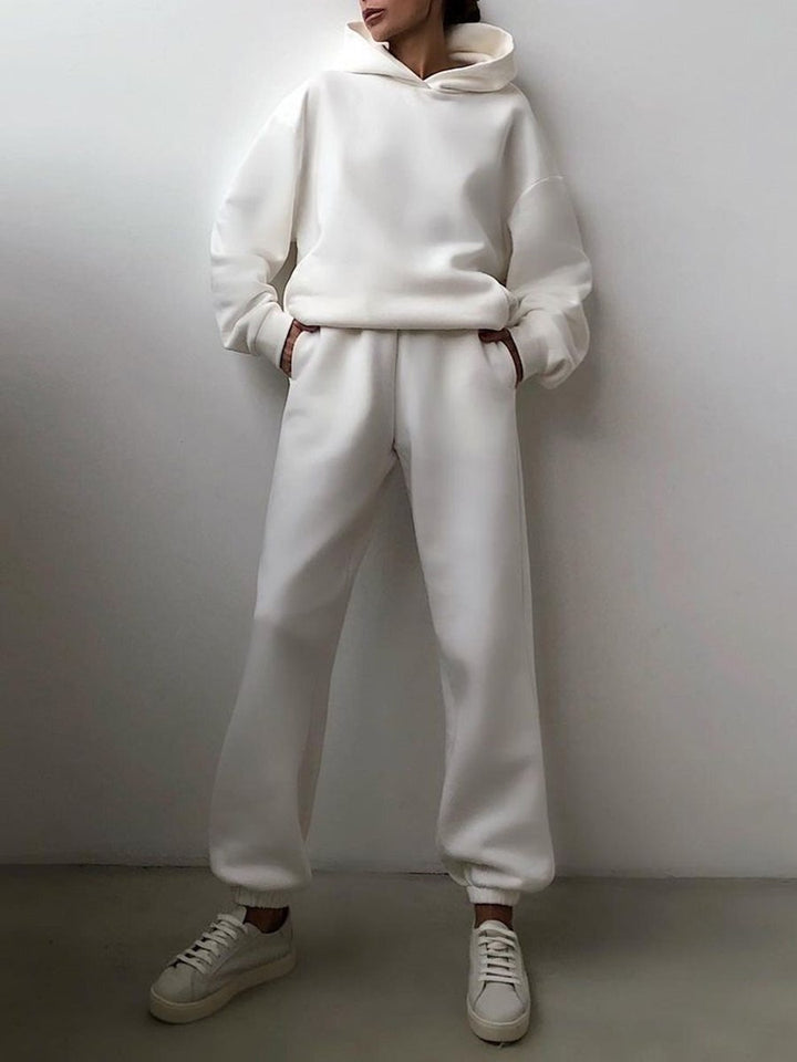 Ensemble deux pièces homme en maille à capuche – Cosy – vue 3