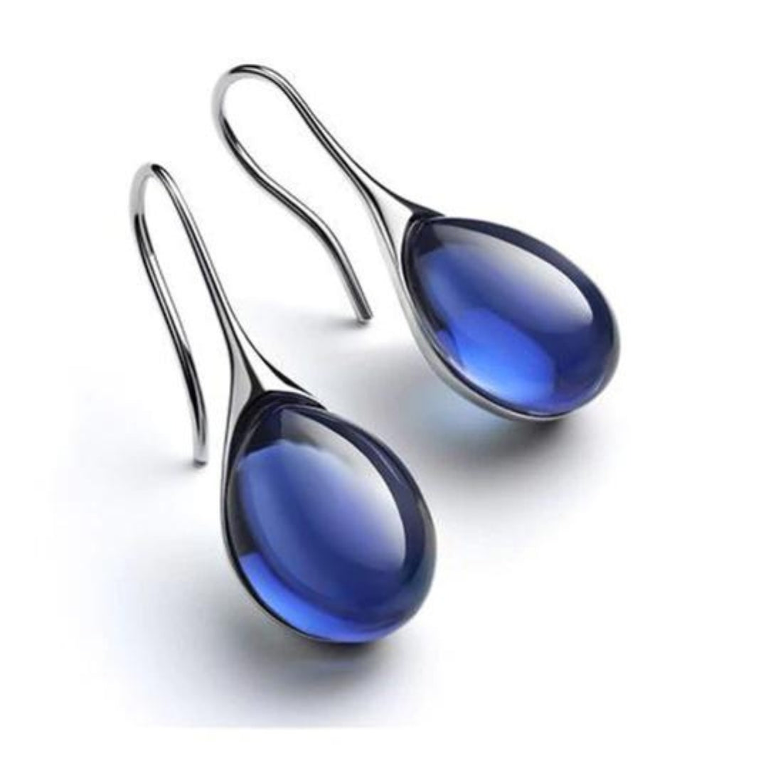 Radiant - Boucles d'oreilles en forme de goutte de cristal