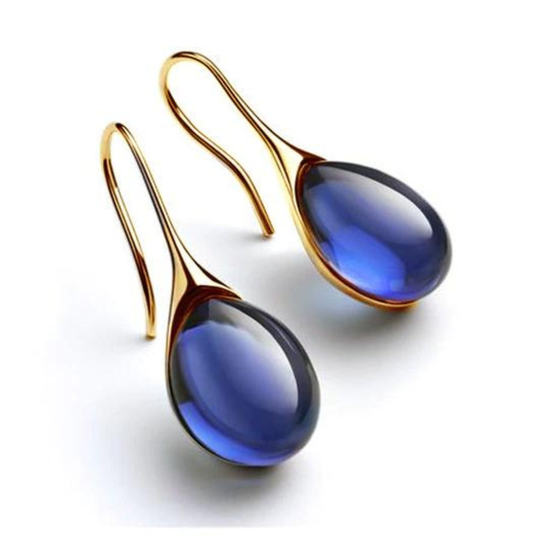 Radiant - Boucles d'oreilles en forme de goutte de cristal