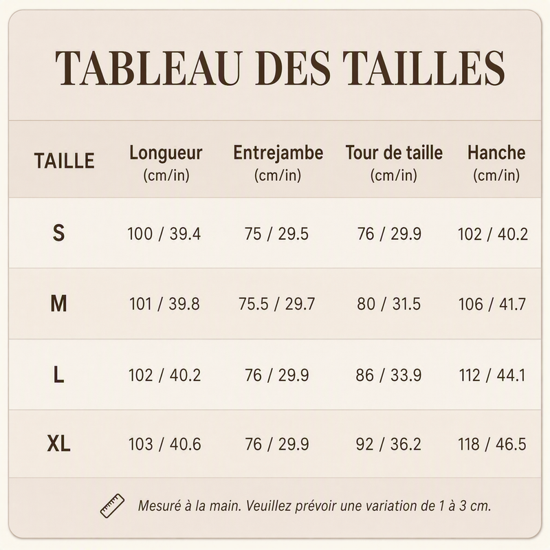 Pantalon large femme en velours côtelé taille haute – Juliette - vue 5
