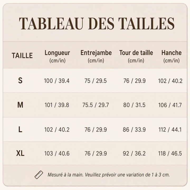 Pantalon large femme en velours côtelé taille haute – Juliette - vue 5