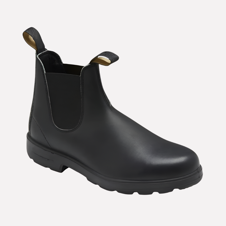 Bottines Chelsea unisexes à enfiler – Oscar – Noir