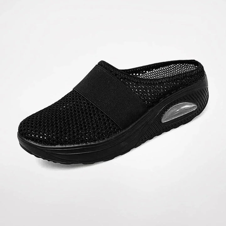 Chaussons orthopédiques femme antidérapants – Noir