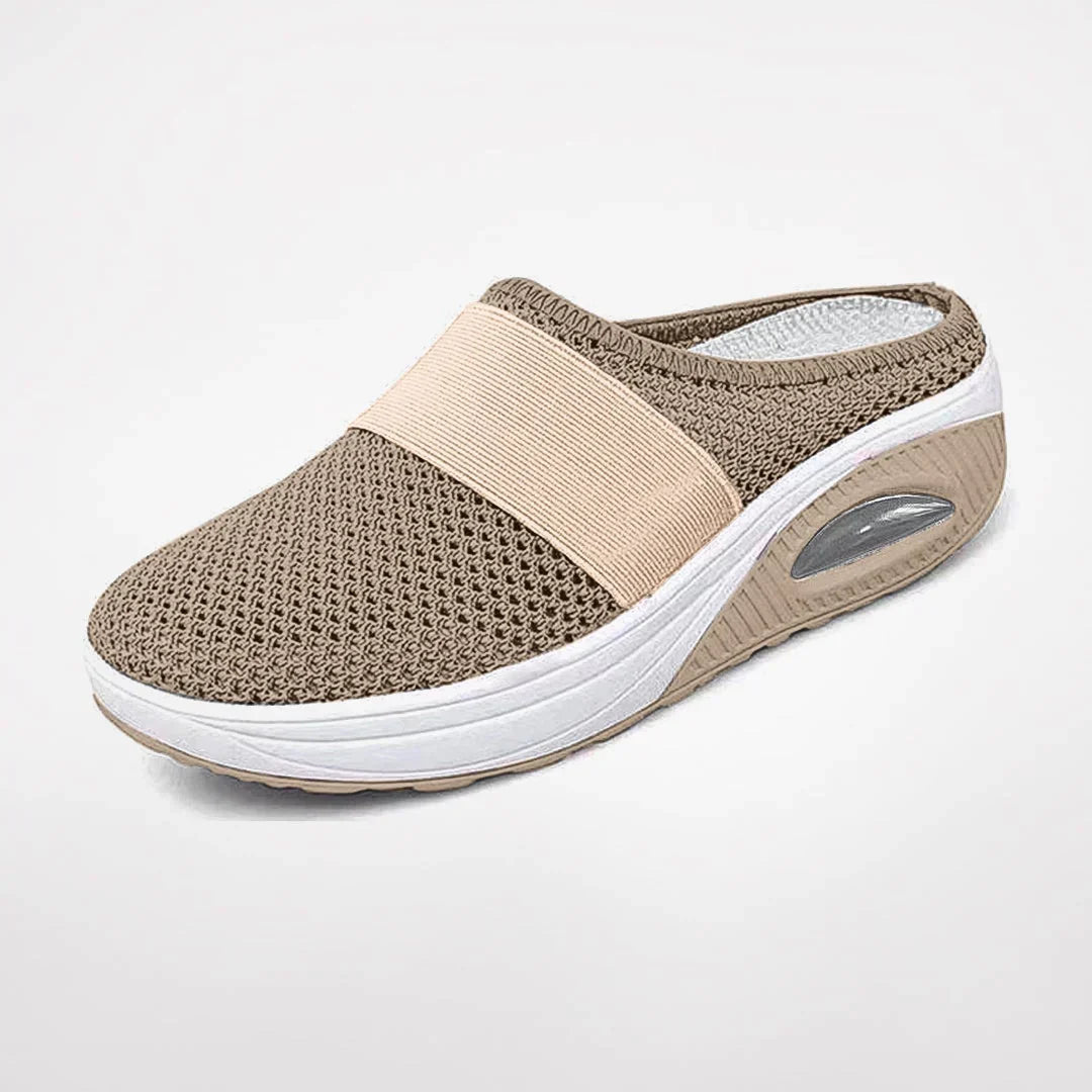 Chaussons orthopédiques femme antidérapants – Kaki