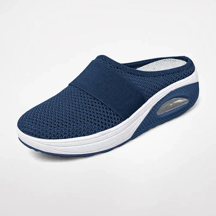Chaussons orthopédiques femme antidérapants – Bleu clair