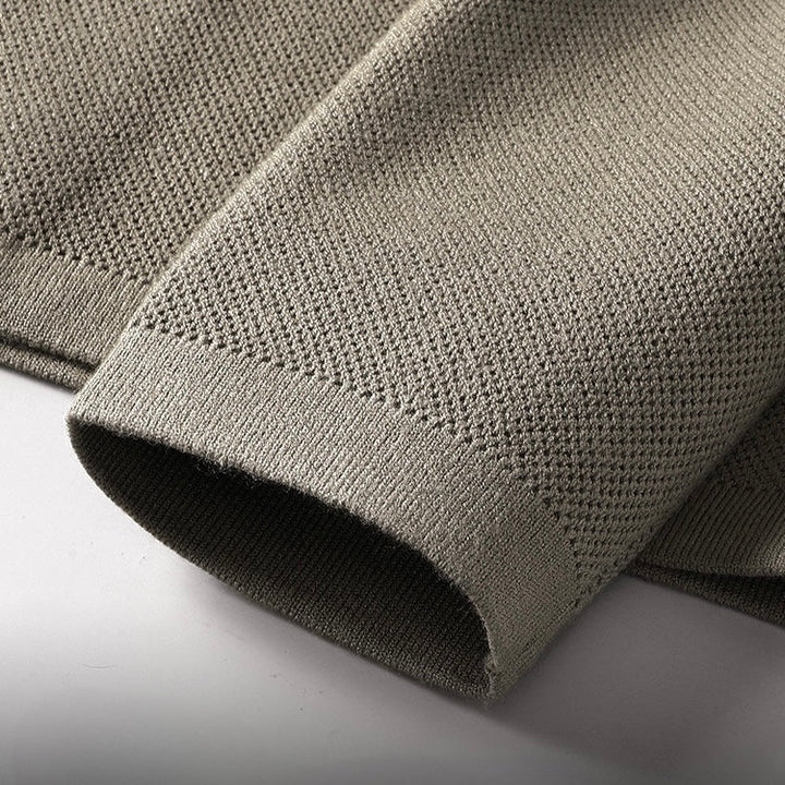Cardigan homme coupe classique en maille texturée – Arthur – vue 6