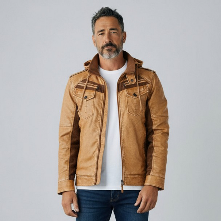 Titan – Élégante Veste en Cuir