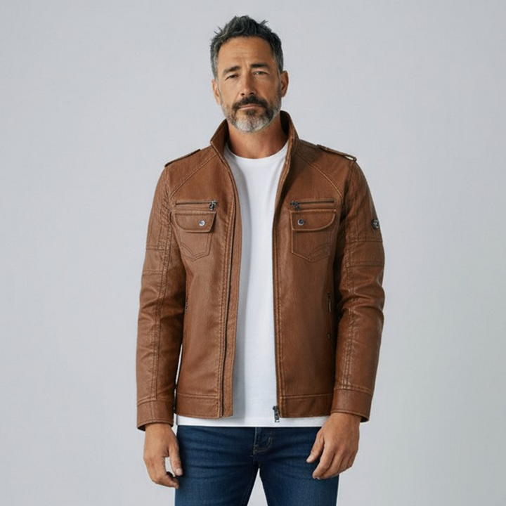 Fleece – Élégante Veste Biker