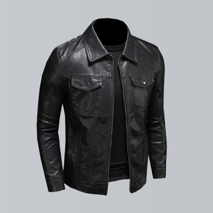 Alessandro – Élégante Veste en Cuir