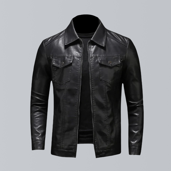 Alessandro – Élégante Veste en Cuir