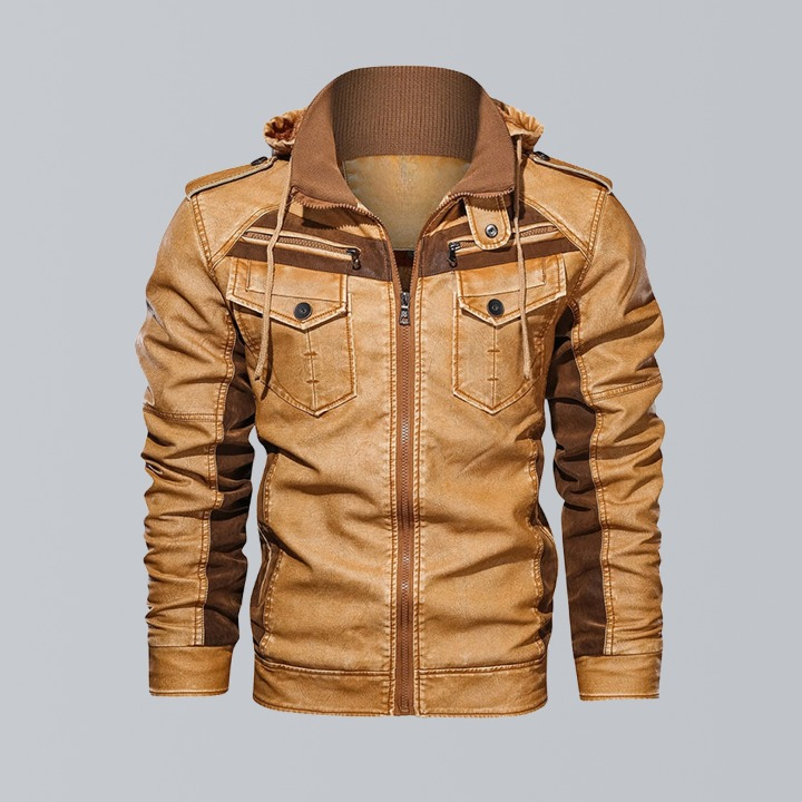 Titan – Élégante Veste en Cuir